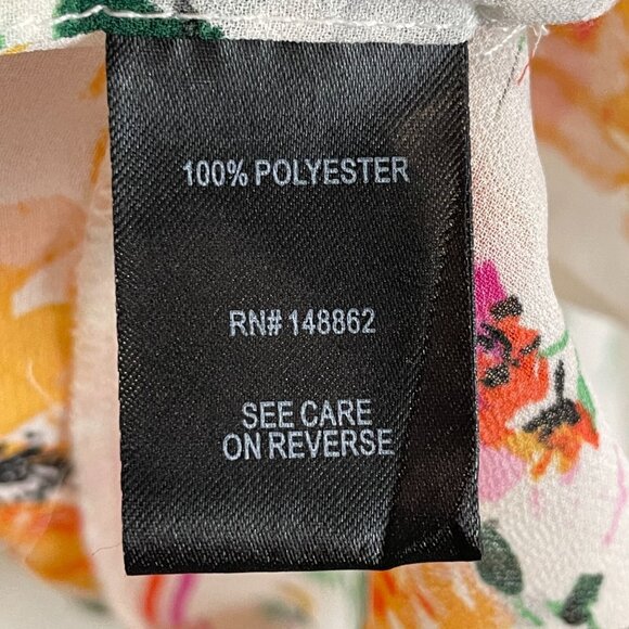 Torrid Womens Plus 14-18 White Floral Butterfly Chiffon Longline Kimono - Picture 5 of 10